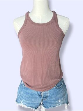 Richer Poorer women’s brown vintage rib tank